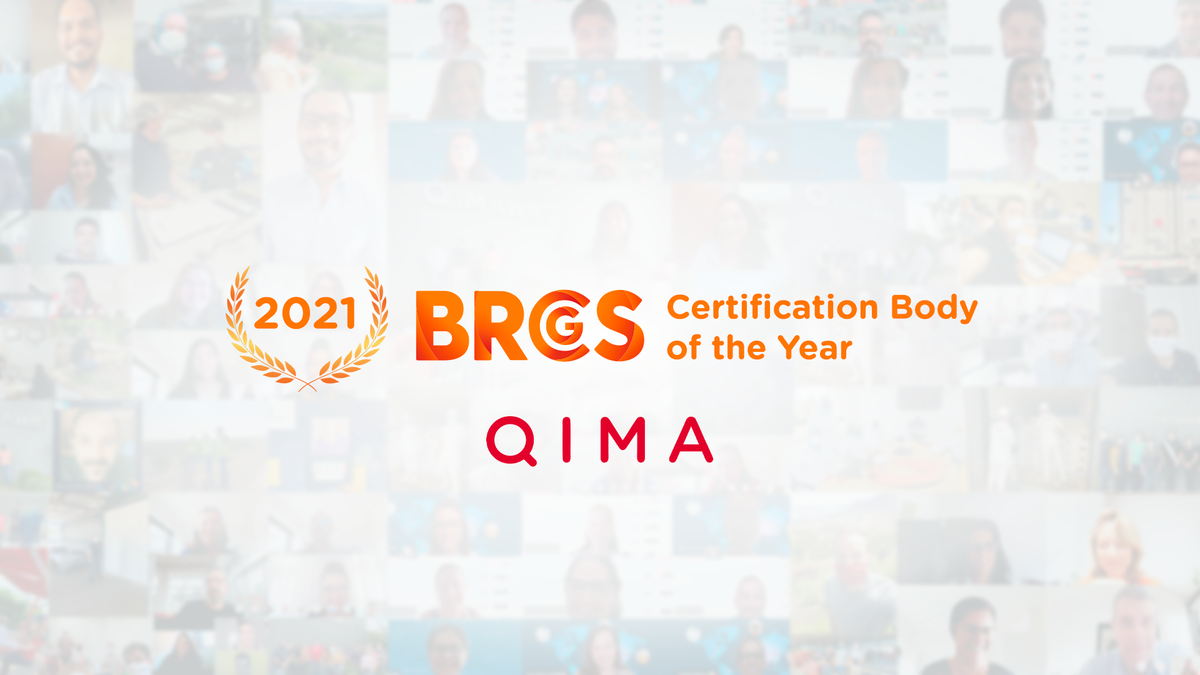 QIMA الهيئة المعتمدة للعام حسب BRCGS