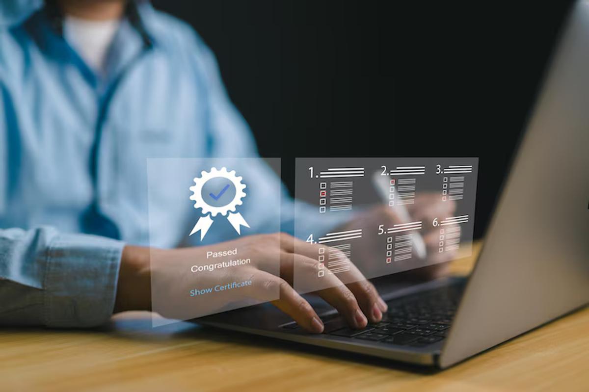 Person working on a laptop. Module A and the Presumption of Conformity: How the CRA Impacts Product Certification