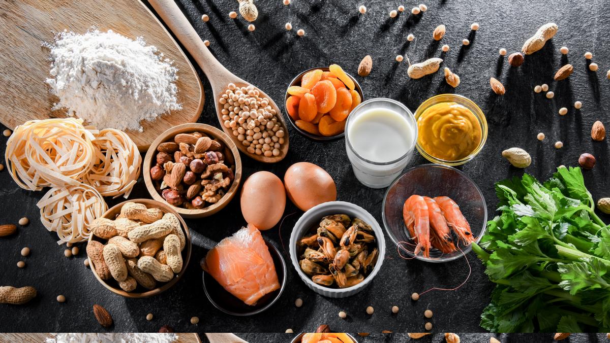 Food in table